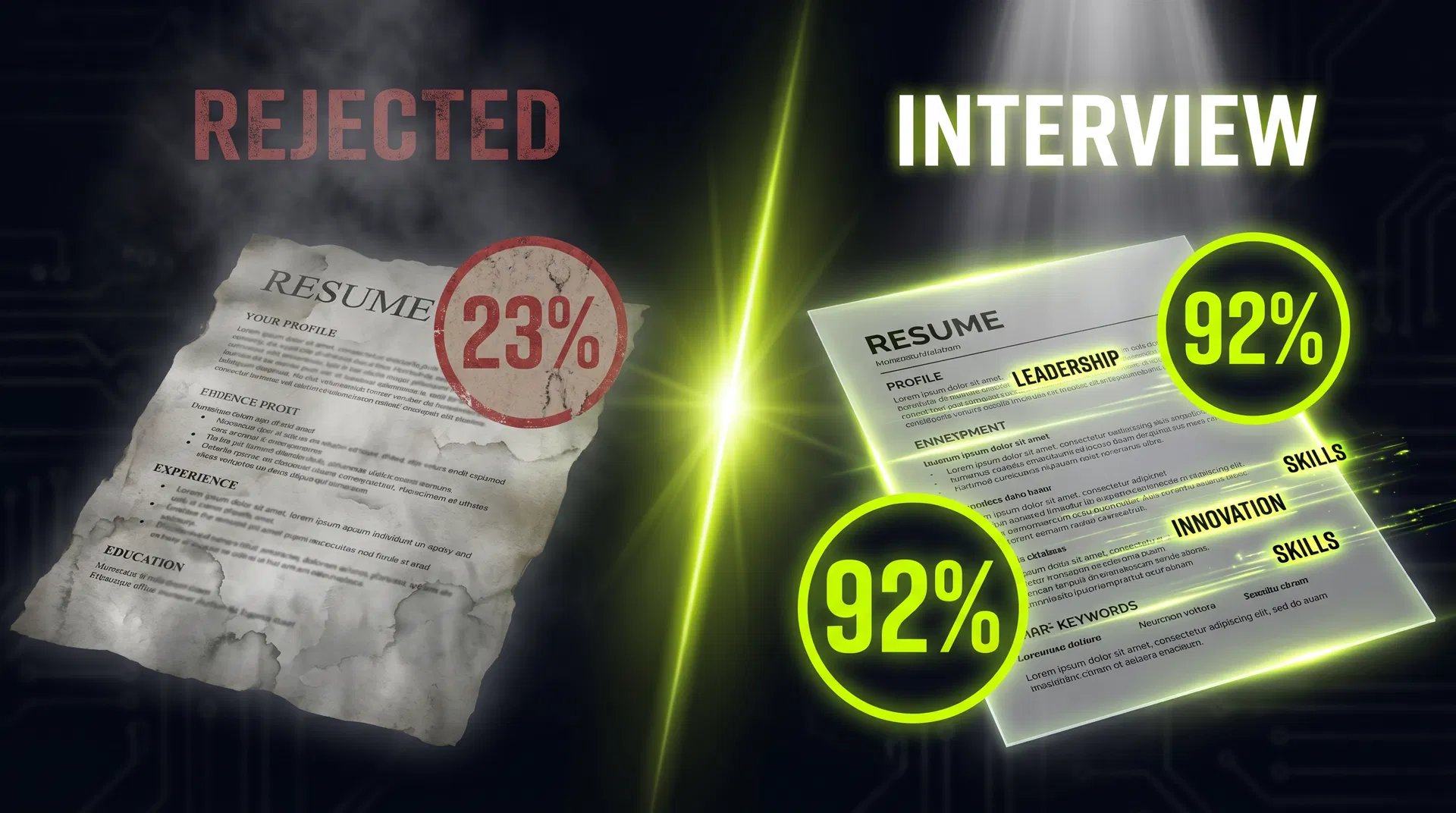 Resume before and after ATSHack transformation